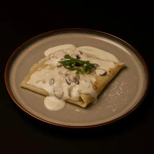 Clătită cu piept de pui