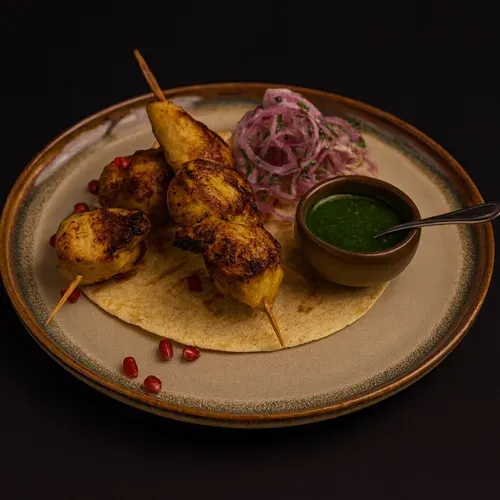 Frigărui de pui cu sos chimichurri