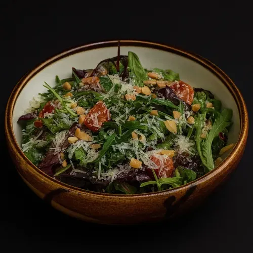 Salată de vițel cu vânătă delicioasă caramelizată