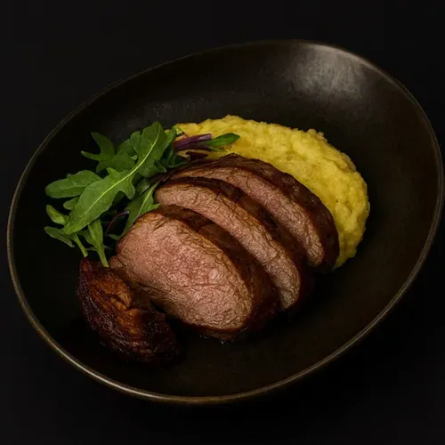 File mignon cu piure cu trufe