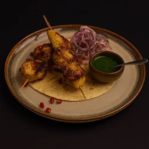 Frigărui de pui cu sos chimichurri